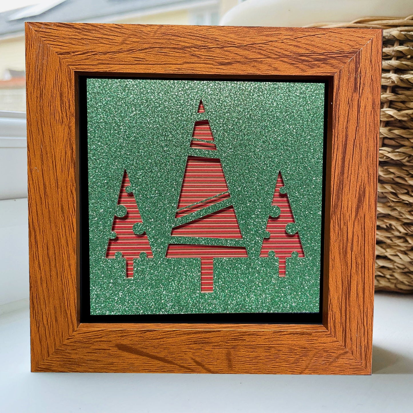 Christmas Tree 6 4 x 4” Box Frame