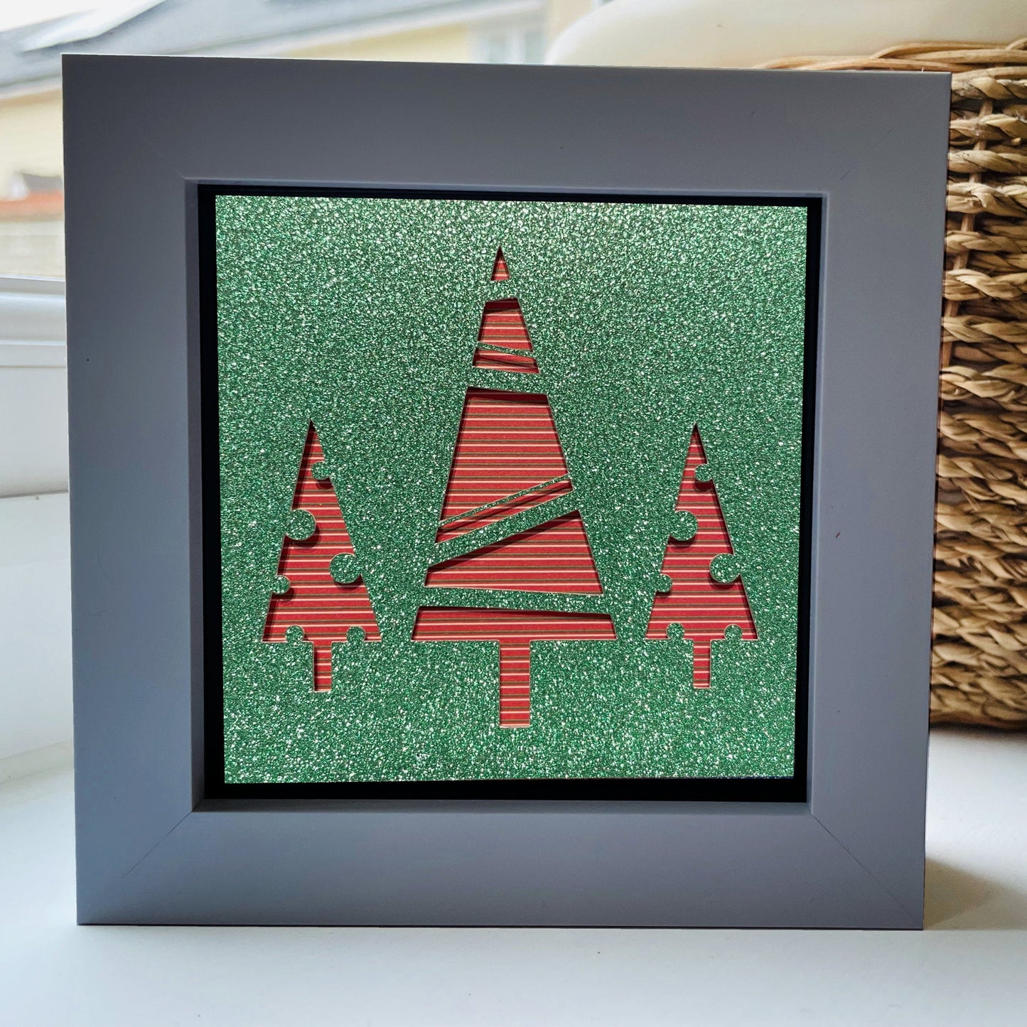 Christmas Tree 6 4 x 4” Box Frame