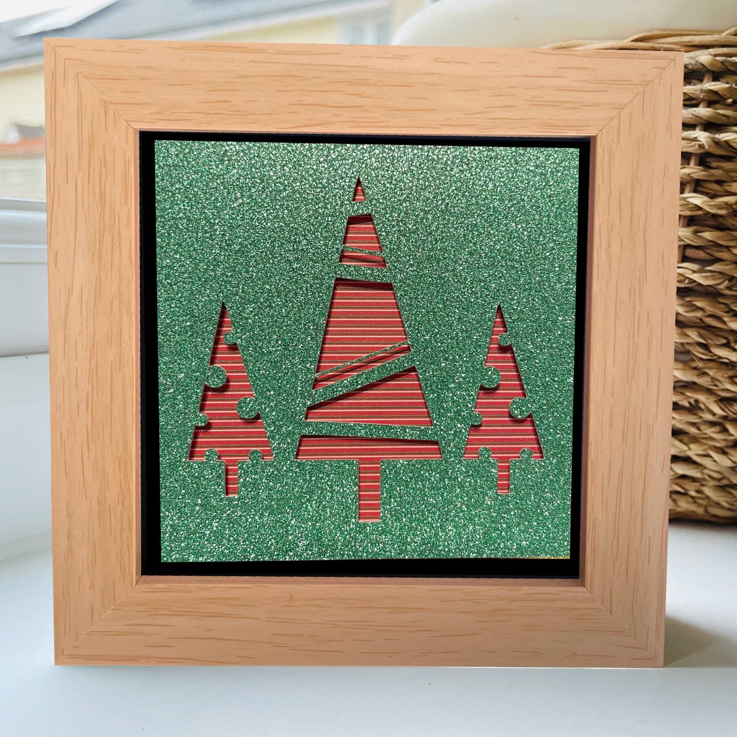 Christmas Tree 6 4 x 4” Box Frame