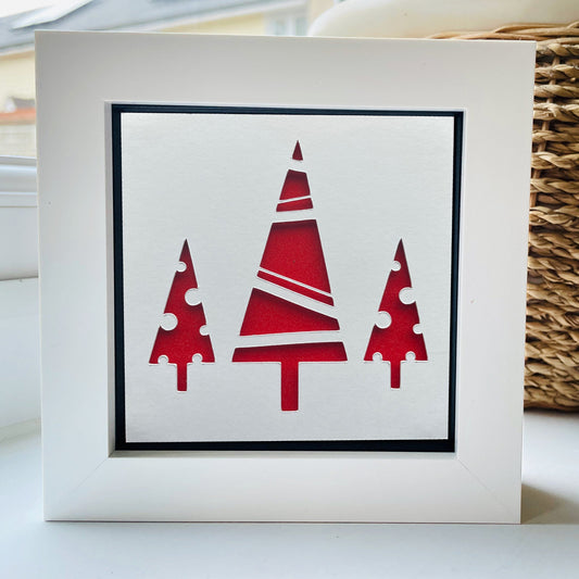 Christmas Tree 8 4 x 4” Box Frame