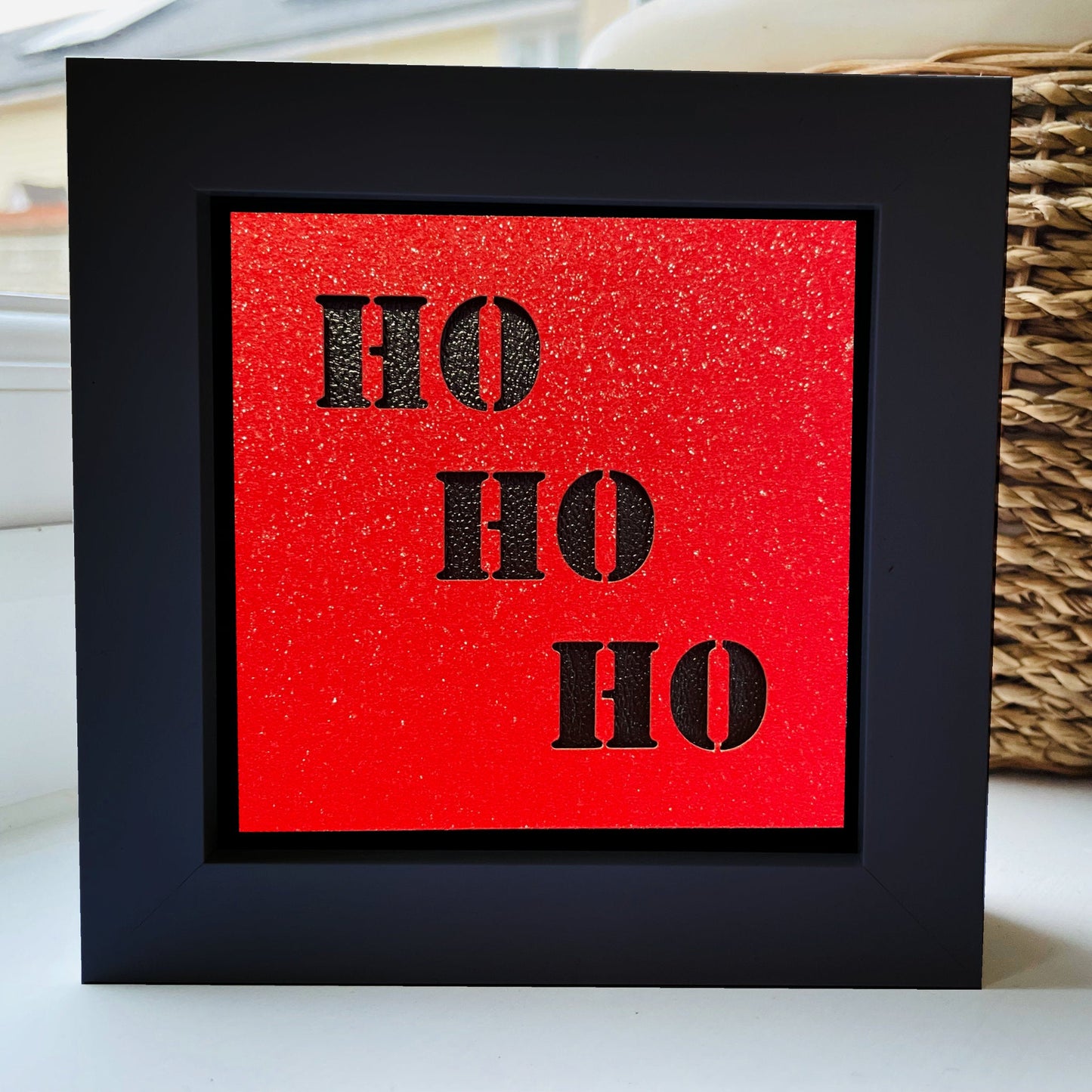 Ho Ho Ho 6 4 x 4” Box Frame