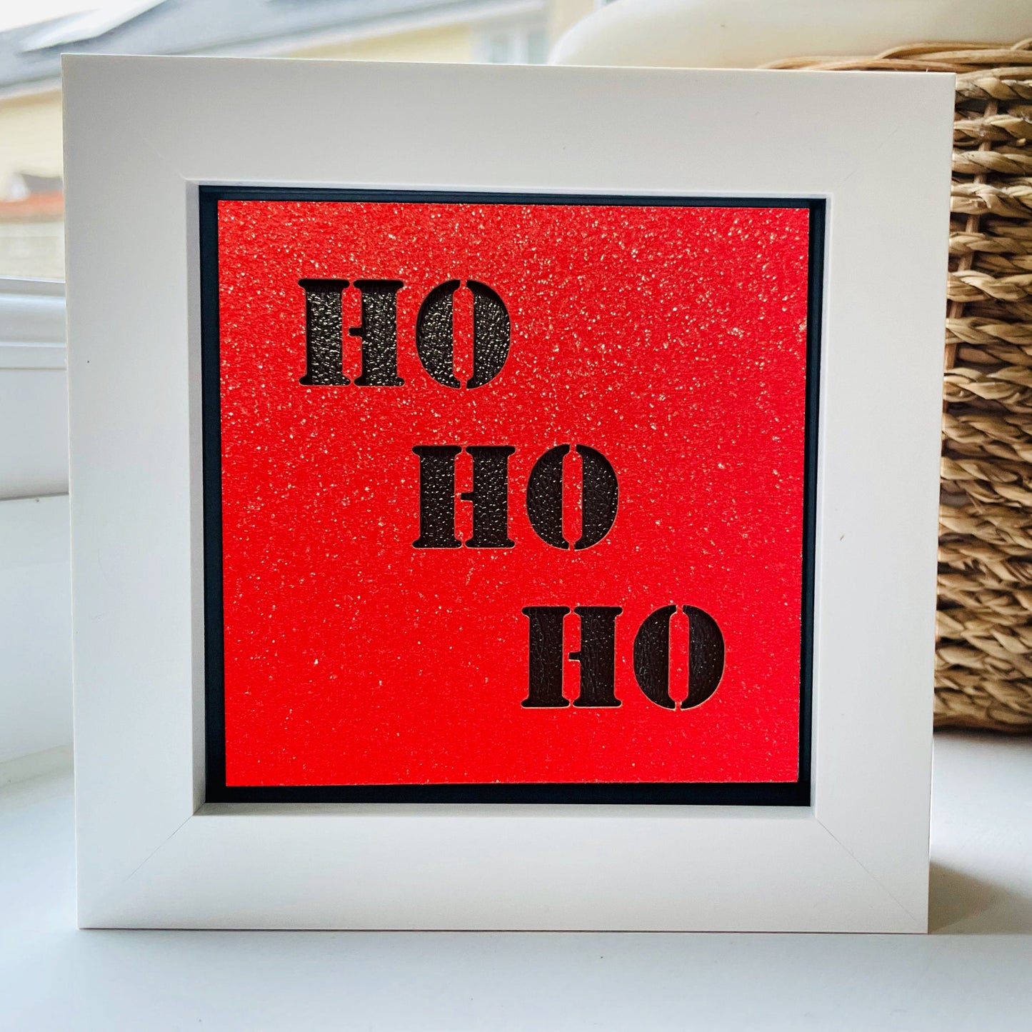 Ho Ho Ho 6 4 x 4” Box Frame