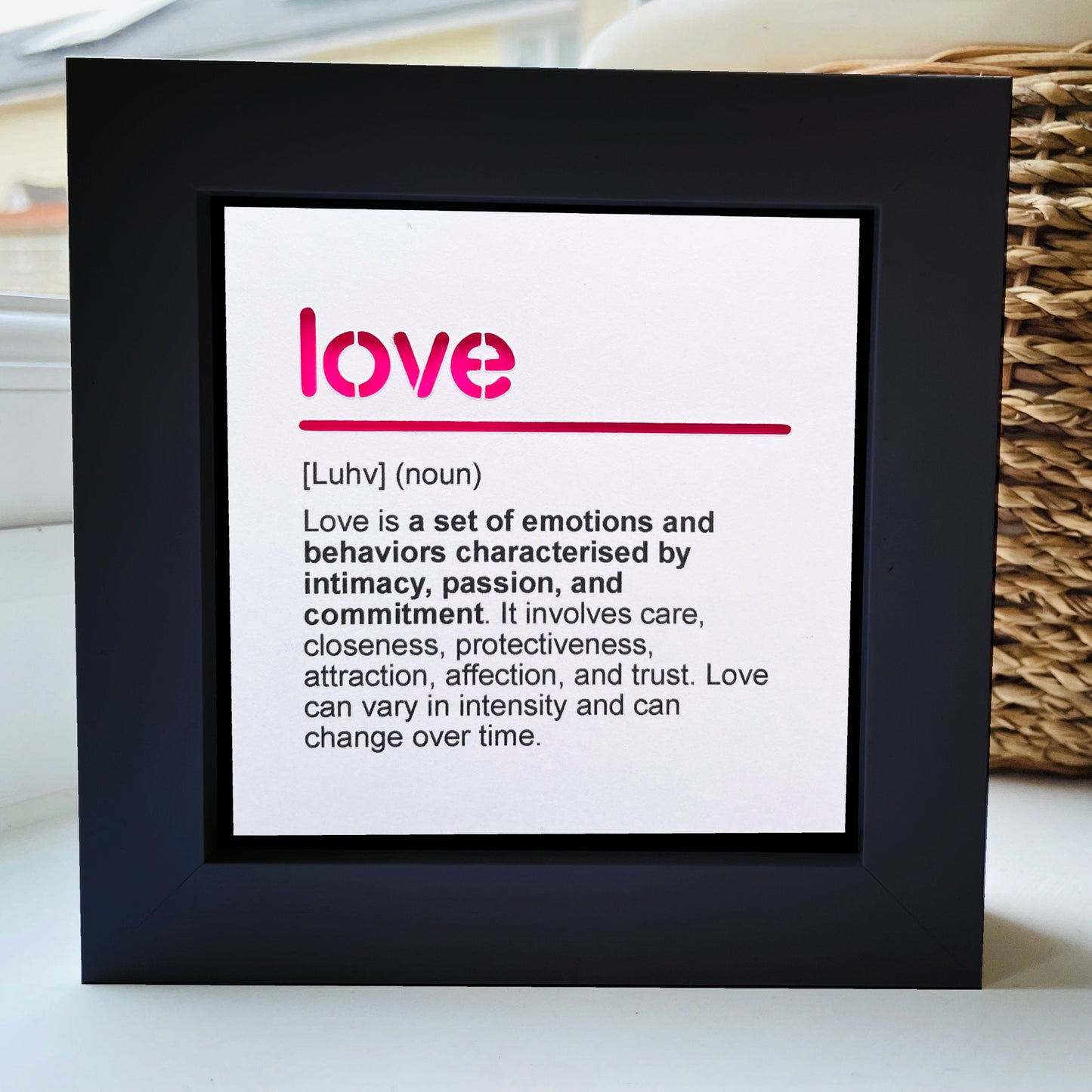 LOVE - Dictionary Quote 1