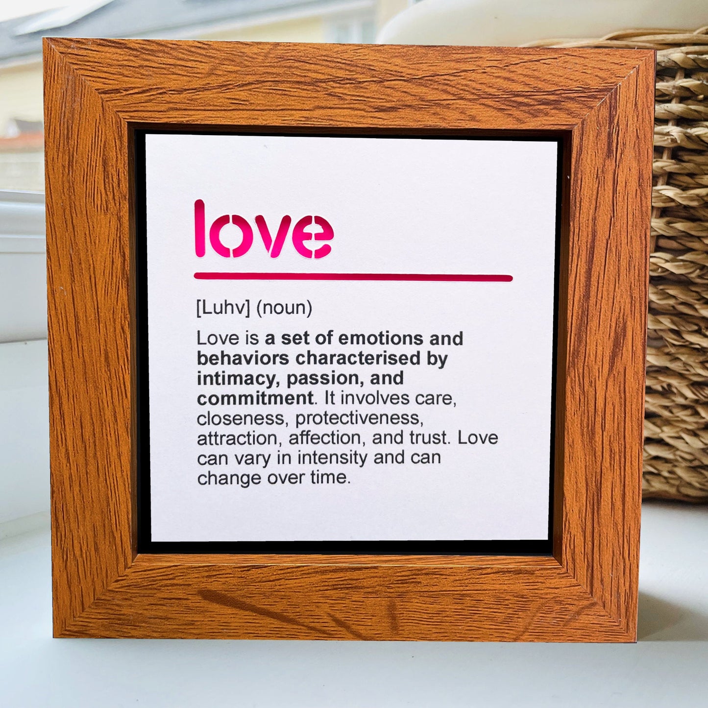 LOVE - Dictionary Quote 1