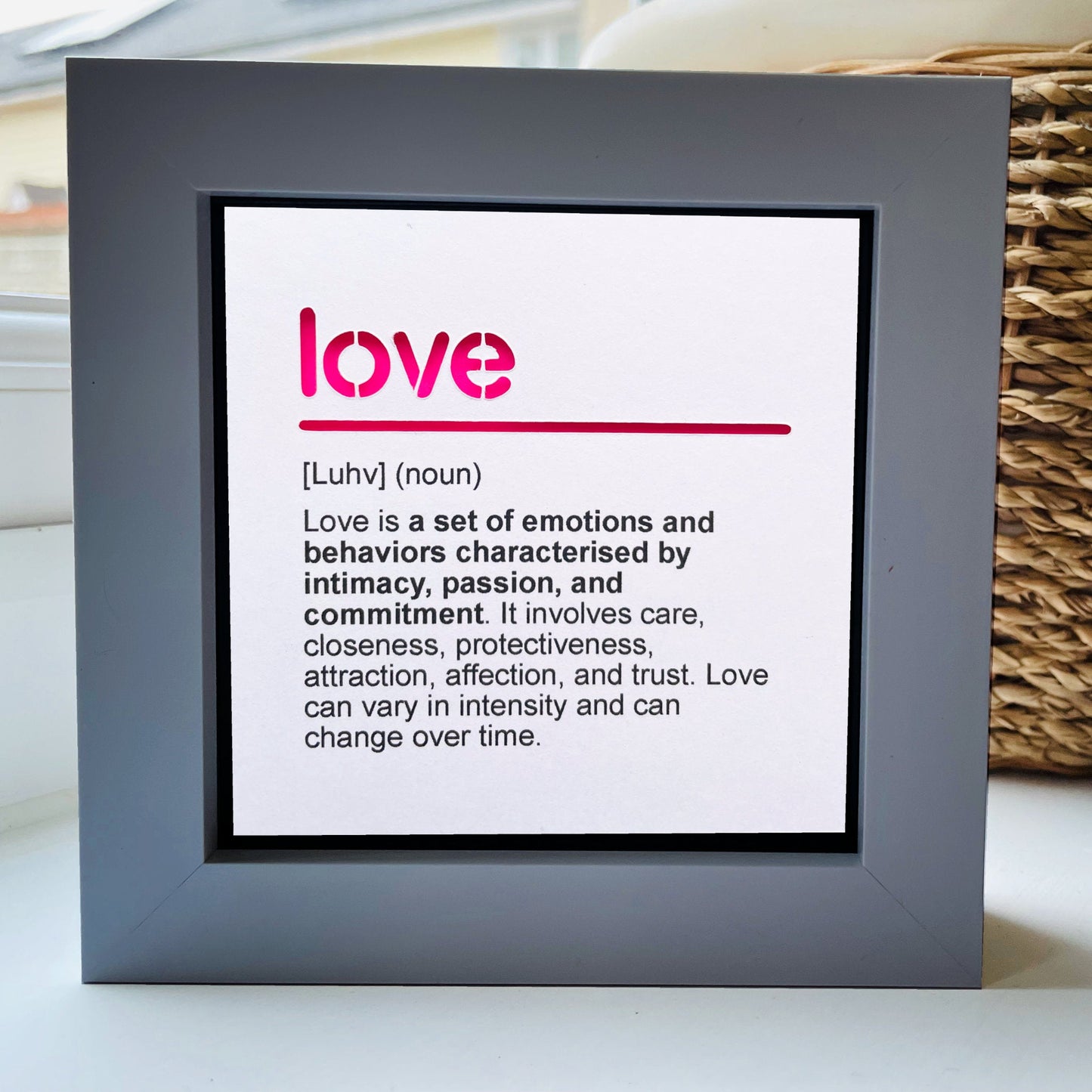 LOVE - Dictionary Quote 1