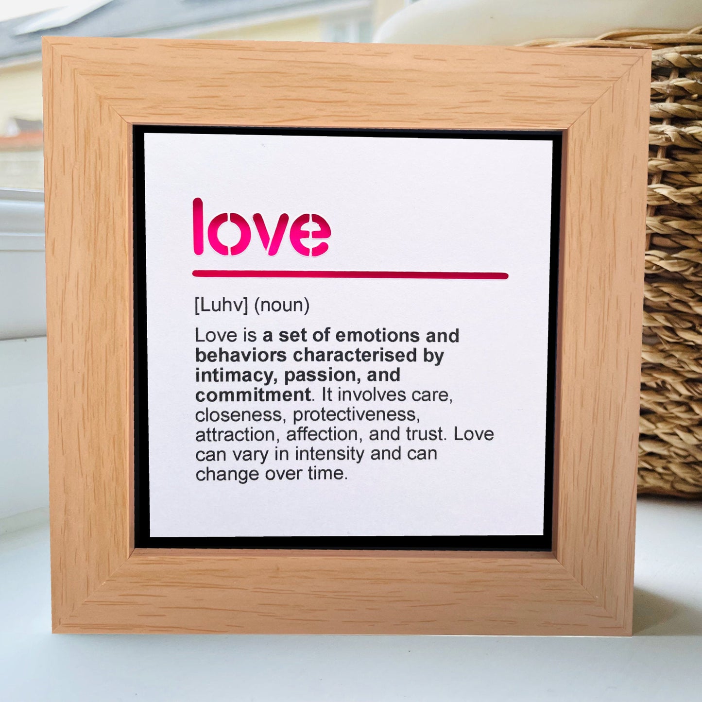 LOVE - Dictionary Quote 1