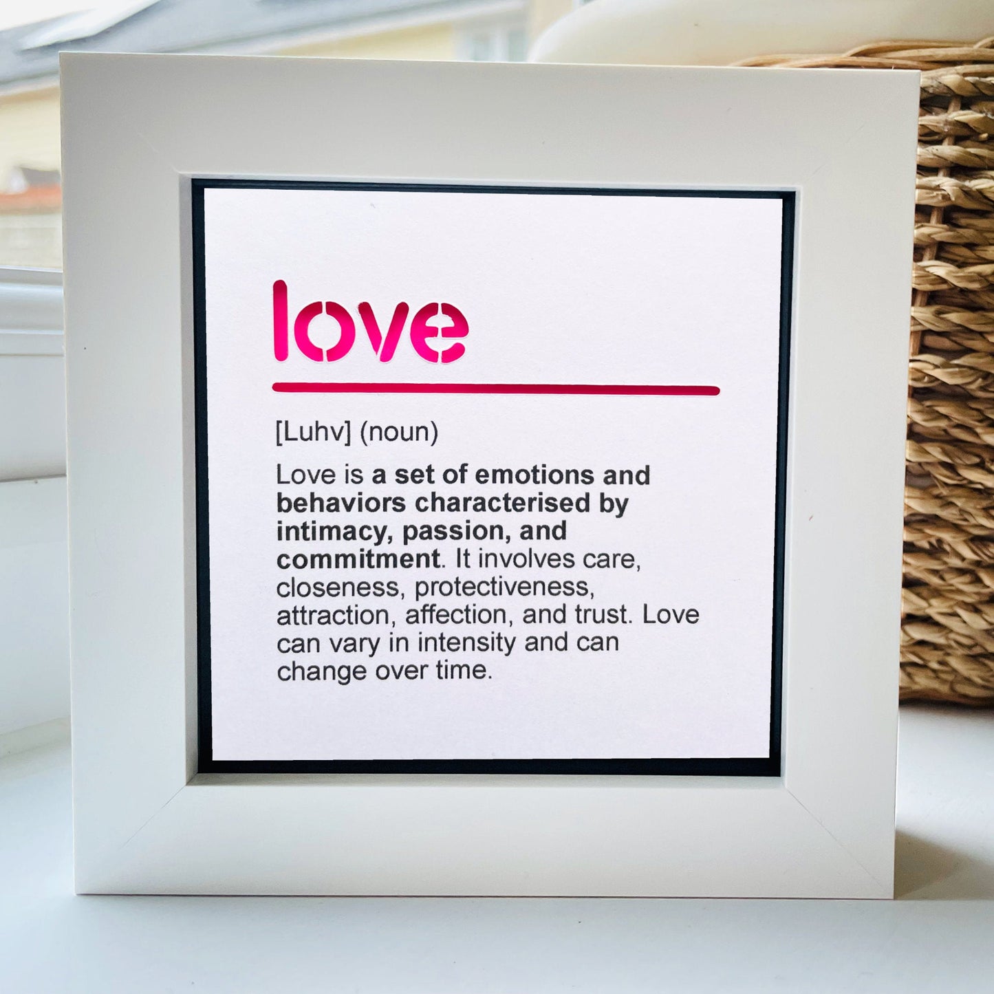 LOVE - Dictionary Quote 1