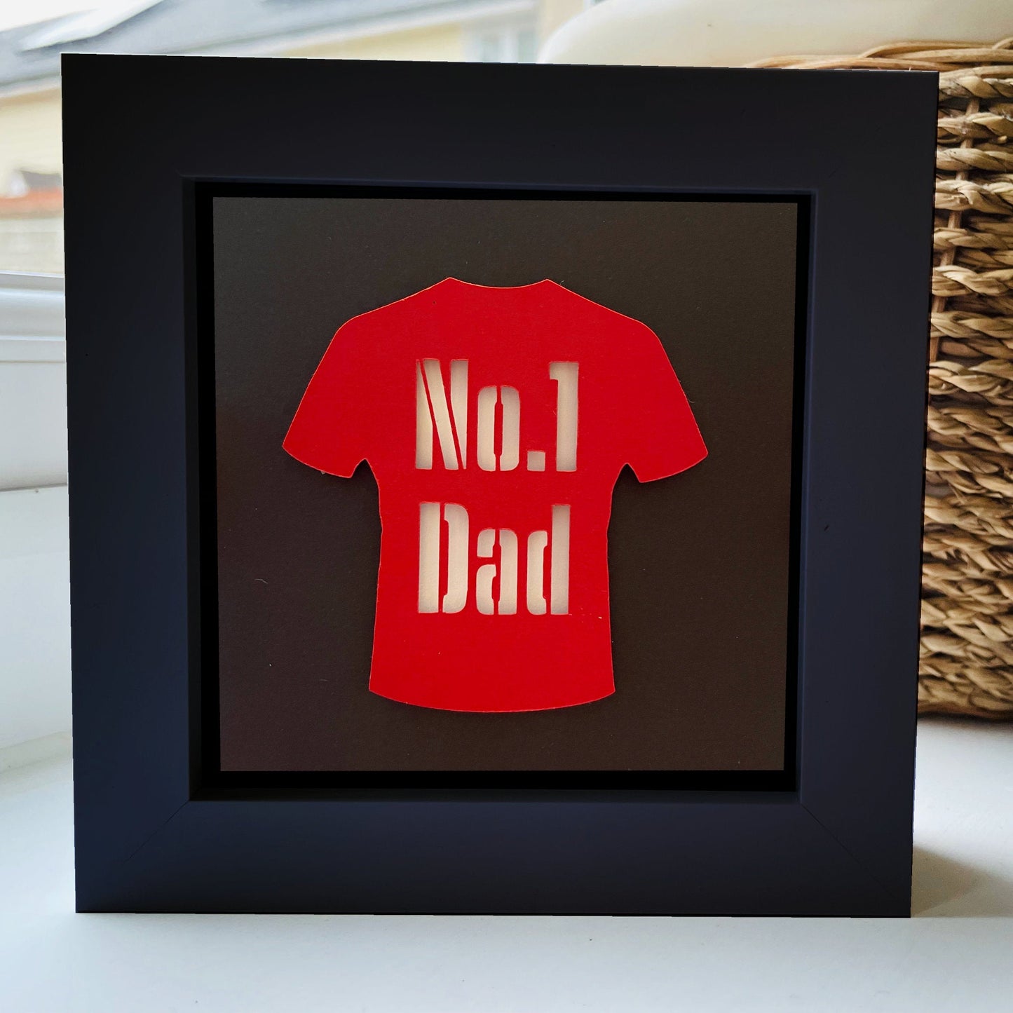 No 1 Dad Football Shirt 2