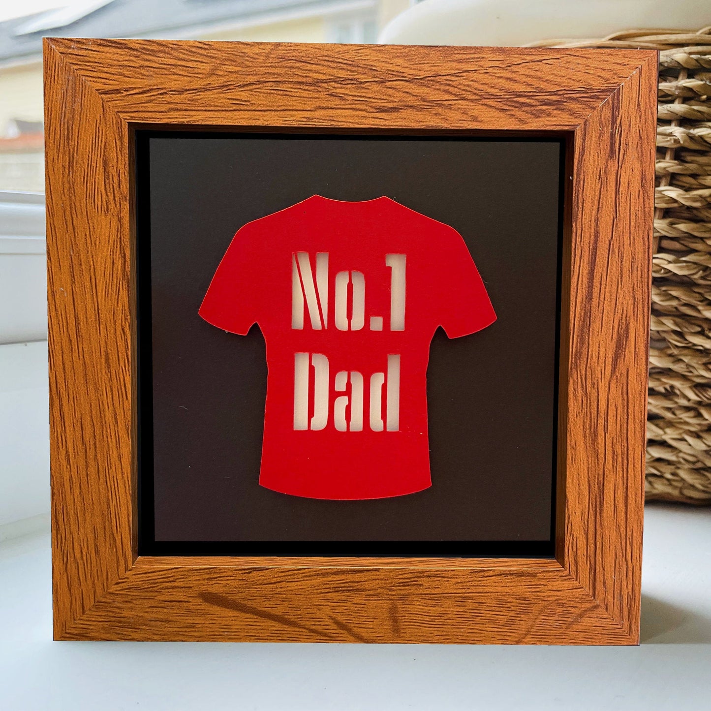 No 1 Dad Football Shirt 2