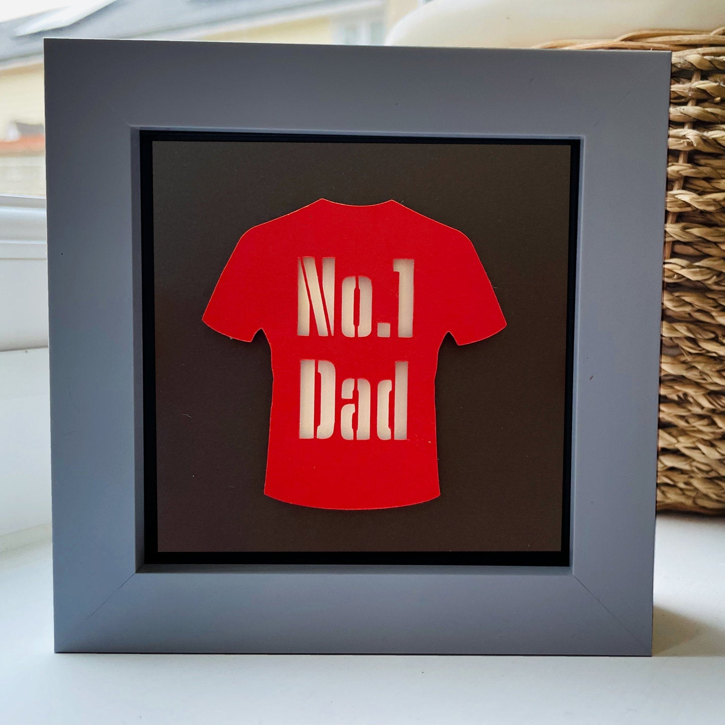 No 1 Dad Football Shirt 2
