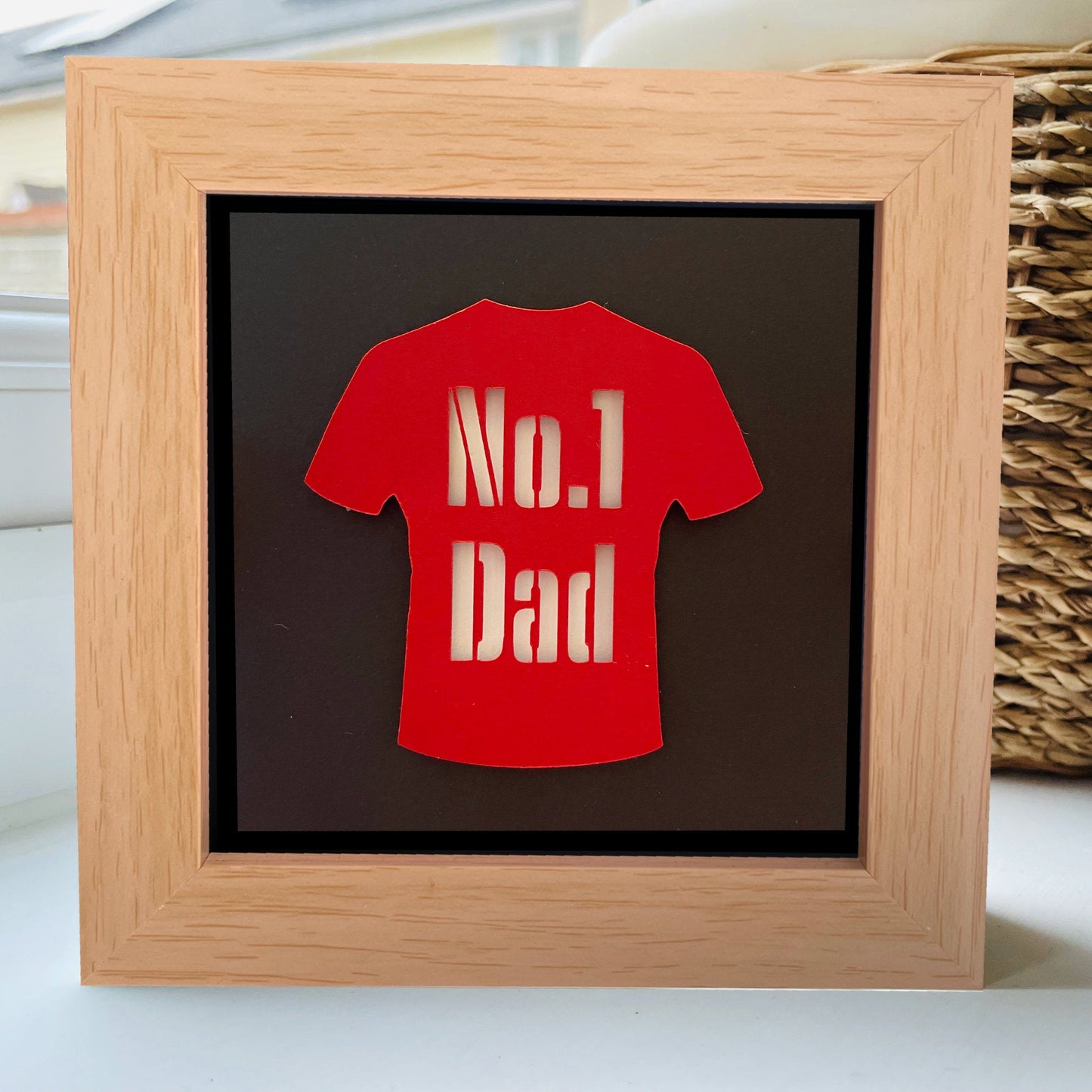 No 1 Dad Football Shirt 2